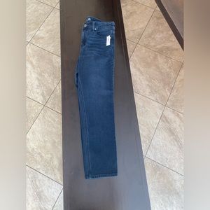 High rise, slim straight jeans size 4 petit